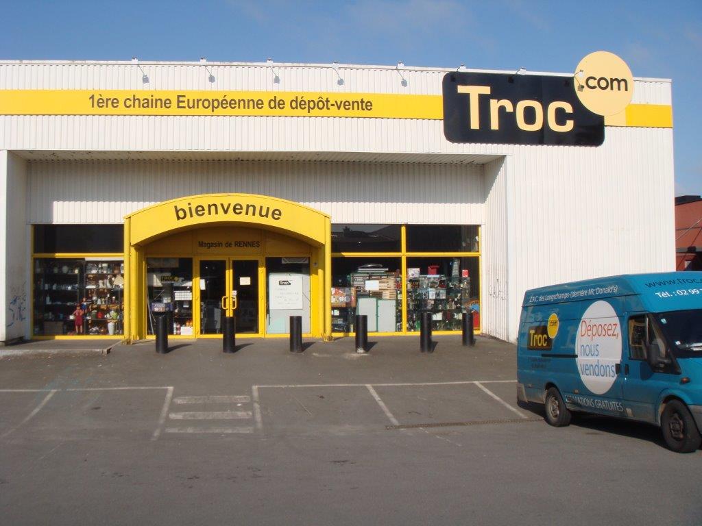 façade du magasin Troc.com Rennes